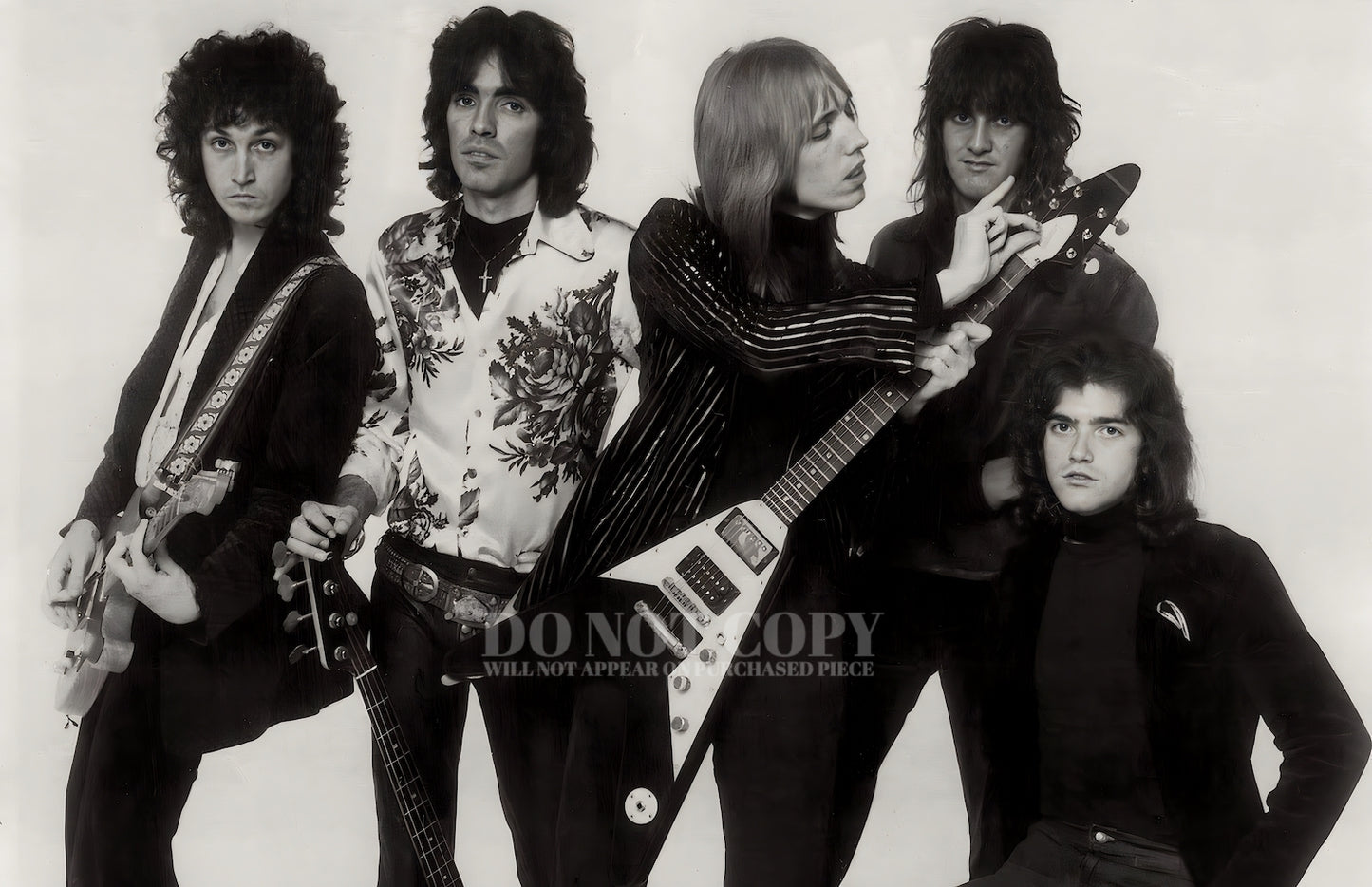 Tom Petty & The Heartbreakers Photograph 11 X 17 | Magnificent 1977 Band Portrait | Legendary American Music | Iconic Picture | 11X17 Inches | Rare Photo | Poster Art Print