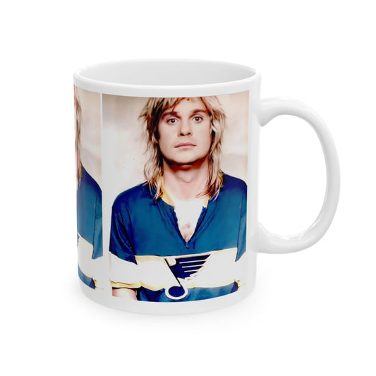 Ozzy Osbourne Mugshot Coffee Mug 11oz | Stunning 1984 Memphis Mug Shot | Black Sabbath | British Music Icon Busted | Heavy Metal Hero | The Prince Of Darkness | Original Art Design | Custom Made | NEW (Sealed)