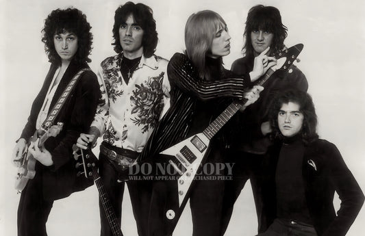 Tom Petty & The Heartbreakers Photograph 11 X 17 | Magnificent 1977 Band Portrait | Legendary American Music | Iconic Picture | 11X17 Inches | Rare Photo | Poster Art Print