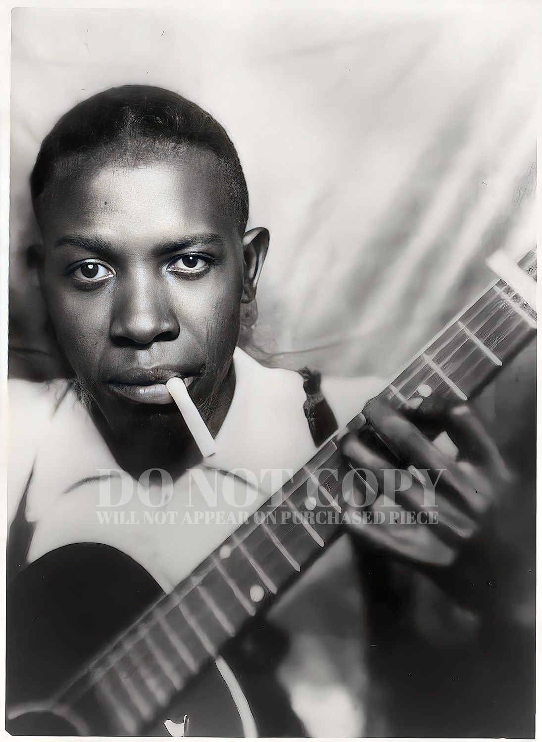 Robert Johnson Photograph 11 X 16 | Legendary 1930s Portrait | American Music | The Delta Blues Icon | Famous Photo Booth Picture | Historic Image | 11X16 Inches | Original Size | Rare Photo | Poster Art Print