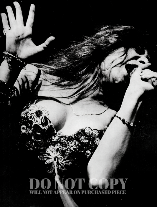 Janis Joplin Photograph 11 X 14 - Incredible 1969 Live Portrait - Iconic Singer - Legendary American Music - Rock and Roll - Rare Photo - Poster Art Print