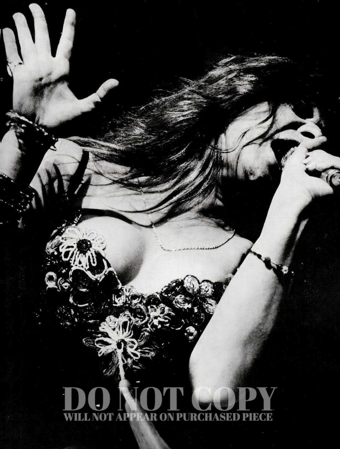 Janis Joplin Photograph 8 X 10 - Marvelous 1969 Live Portrait - Legendary American Music - Iconic Voice - Rock and Roll - Rare Photo - Poster Art Print