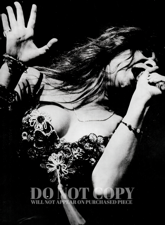 Janis Joplin Photograph 11 X 15 - Stunning 1969 Live Portrait - Legendary American Music - Incredible Concert Picture - Iconic Singer - Rare Photo - Poster Art Print