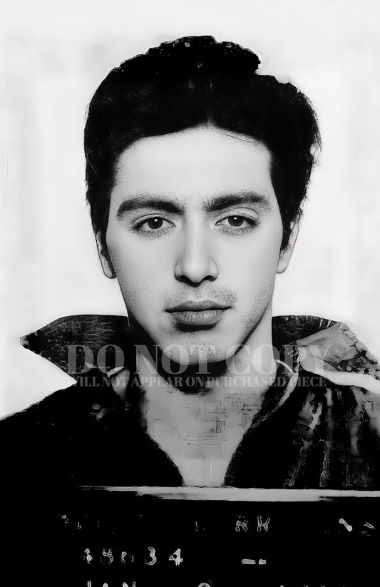 Al Pacino Mugshot Artwork 11 X 17 - Magnificent 1961 Mug Shot Portrait - Hollywood Royalty - Legendary Actor - Iconic Arrest Portrait - 11X17 Inches - Original - Stunning Picture - Rare Photo - Poster Art Print