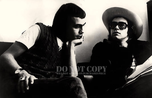 Elton John and Bernie Taupin Photograph 11 X 17 - Stunning 1971 Portrait - Legendary Music - British Icon - Vintage - Seventies Rock and Roll - Rare Photo - Poster Art Print