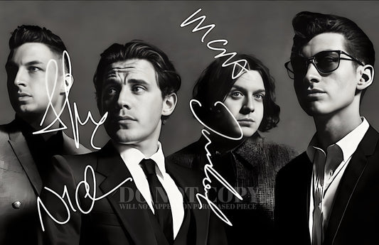 Arctic Monkeys Poster 11 X 17 | Magnificent Band Portrait | 2012 Photograph | Rock and Roll | The 2000s | AM | Legendary British Music | Sheffield, England | Alex Turner | Group Photo | Rare Art Print