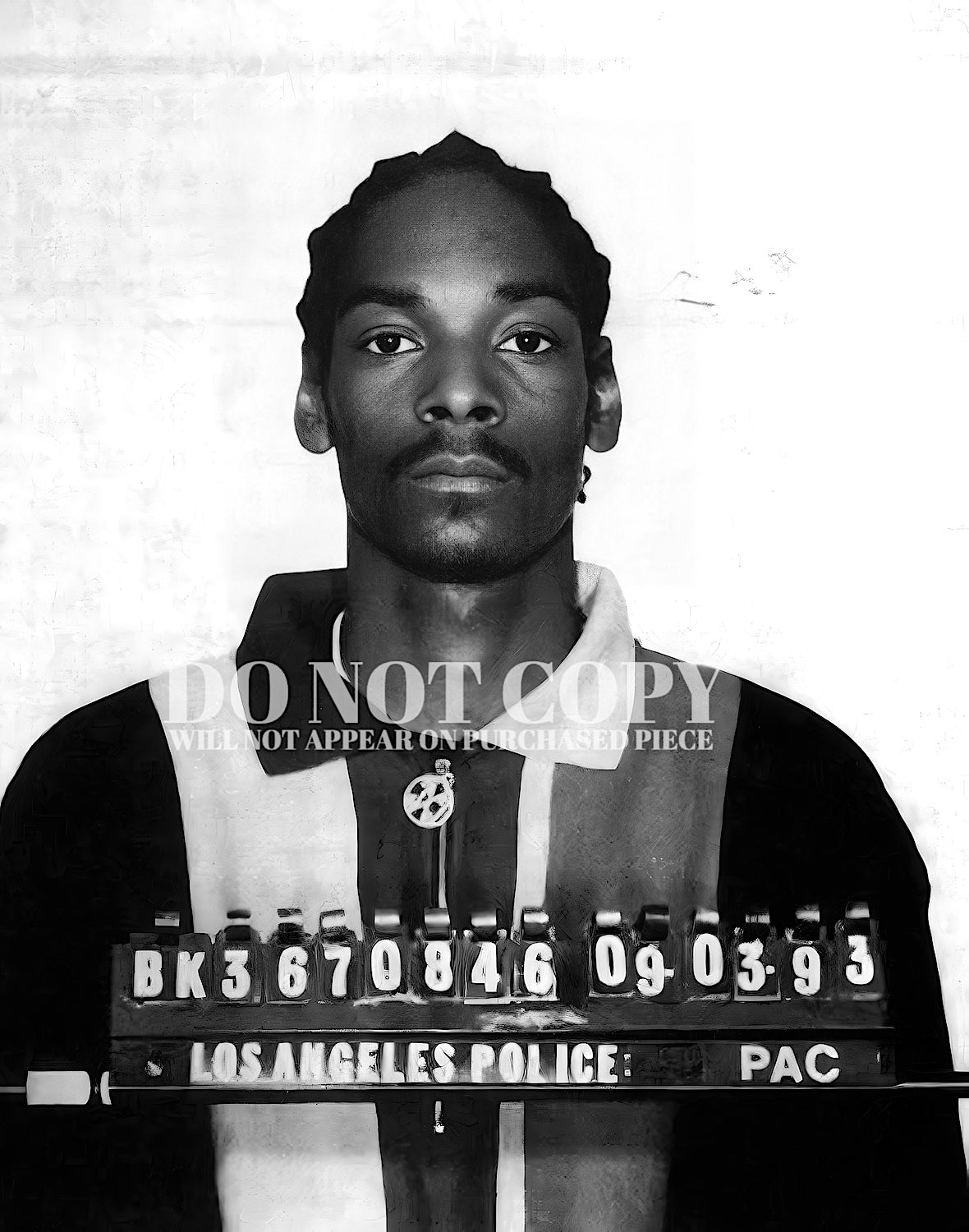 Snoop Dogg Mugshot Photograph 8 X 10 - Magnificent 1993 Mug Shot Portrait - Busted In California - Legendary American Rapper - Hip Hop Icon - Rare Photo - Poster Art Print