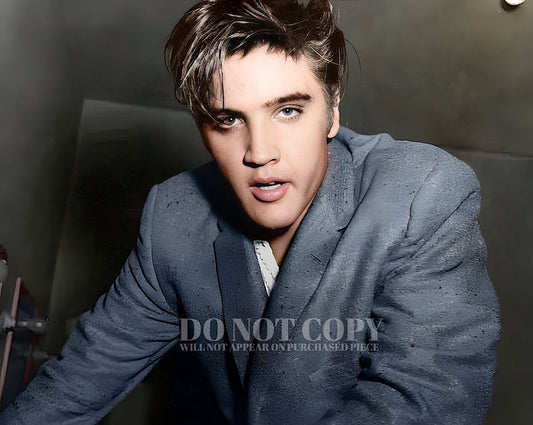 Elvis Photograph 8 X 10 - Magnificent 1950s Portrait - Legendary American Music - Early Years - Iconic - Rock and Roll - Rare Photo - Poster Art Print
