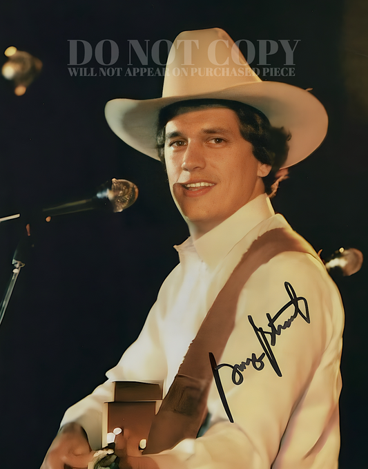 George Strait Photograph 11 X 14 | Magnificent 1984 Portrait | Tour Through Texas | Live In Concert | The King Of Country | Legendary American Music | Rare Photo | Poster Art Print