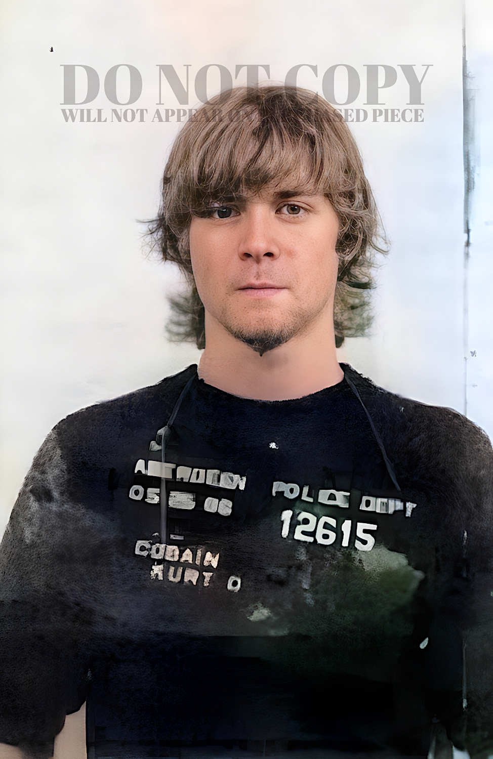 Kurt Cobain Mugshot Photograph 11 X 17 - Magnificent 1986 Mug Shot Portrait - Nirvana - Busted In Aberdeen, WA - Legendary American Music - Grunge Icon - Rare Photo - Poster Art Print