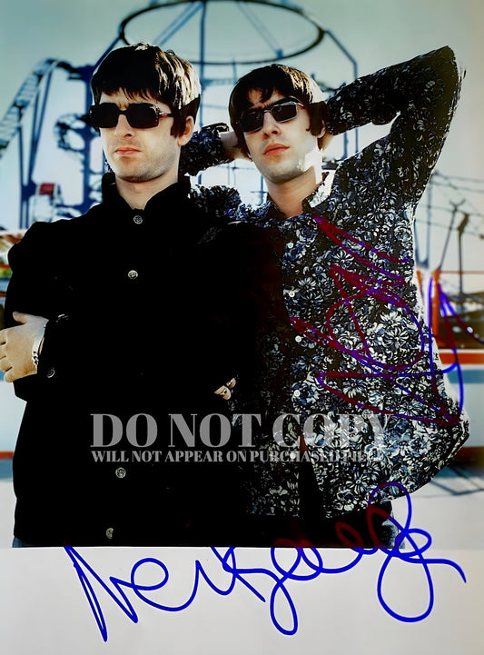 Oasis Band Poster - 11 X 15 Inches - Magnificent 1990s Portrait - Liam and Noel Gallagher - Legendary Rock and Roll - Britpop - Stellar Photo - Nineties Icons - Memorabilia - Rare Photograph - Stunning Art Print