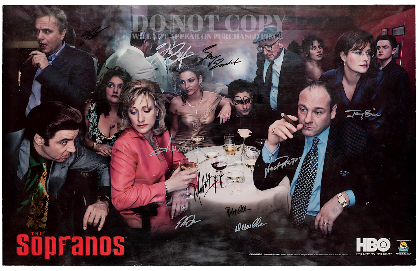 The Sopranos Poster 11 X 17 - Magnificent Cast Portrait - Tony Soprano - Legendary American Television - Rare Photo - Stunning Art Print